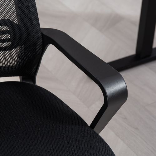 Chaise De Visiteur Design Ergonomique Noir