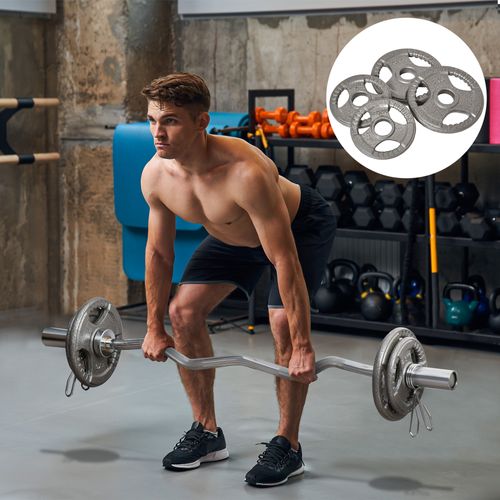 Disques De Poids 2,5/2,5/5/5 Kg - 4 Poids - Acier