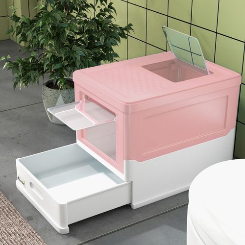Maison De Toilette Pliable Portable Pour Chat