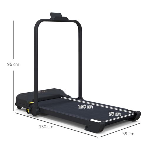 Tapis De Course Pliable 10 Km/h 38x100 Cm Télécommande Écran LED