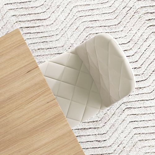 Lot De 4 Chaises Velours Design Chesterfield