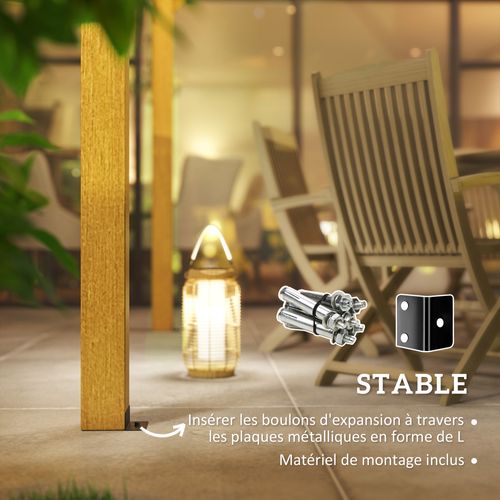 Pergola Bois Autoportante 12 M² Dim. 3 X 4 M Sapin Pré-huilé