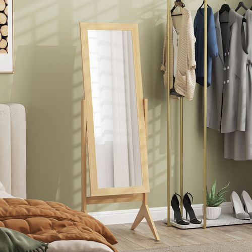 Miroir à Pied Inclinaison Réglable Dim. 47l X 46l X 148h Cm Mdf