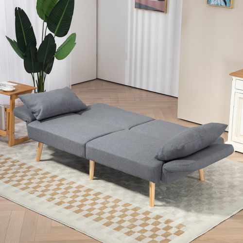 Canapé Convertible 3 Places Design Scandinave Tissu