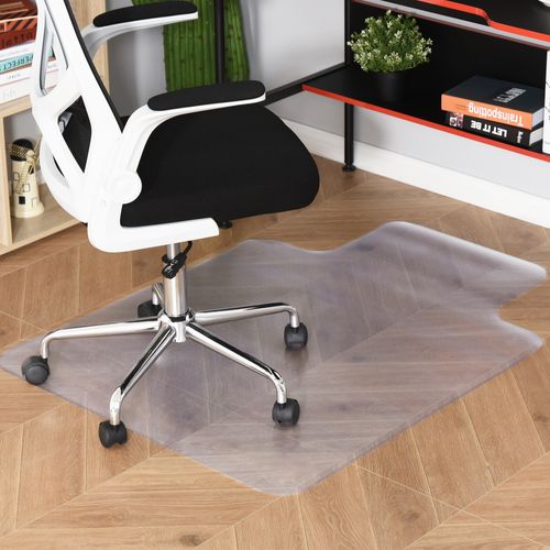 Tapis Protège-sol Chaise Bureau - 120l X 90l Cm Ép. 1,5 Mm - Pvc Transparent