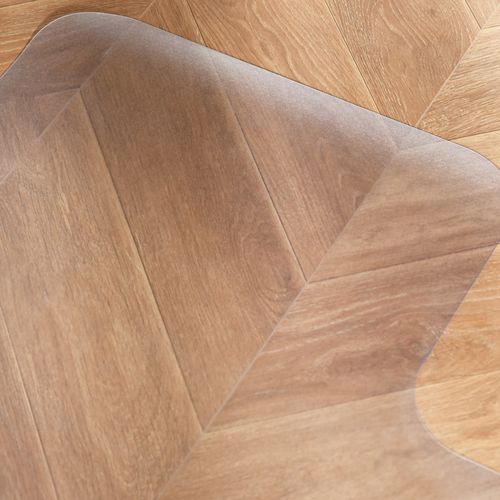 Tapis Protège-sol Chaise Bureau - 120l X 90l Cm Ép. 1,5 Mm - Pvc Transparent