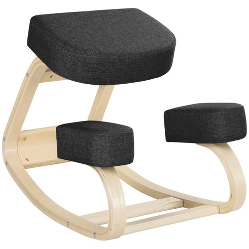 Tabouret Ergonomique - Siège Assis à Genoux - Bois Tissu