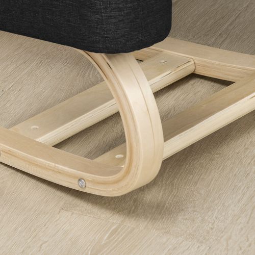 Tabouret Ergonomique - Siège Assis à Genoux - Bois Tissu