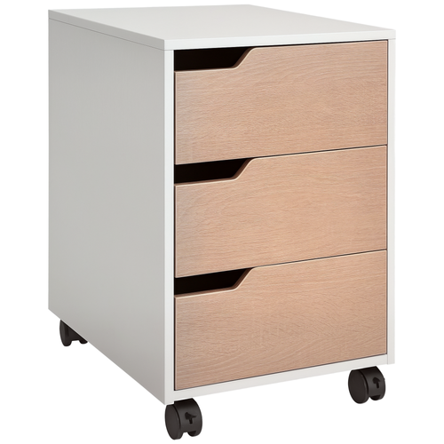 Caisson De Bureau Rangement Sur Roulettes 3 Tiroirs