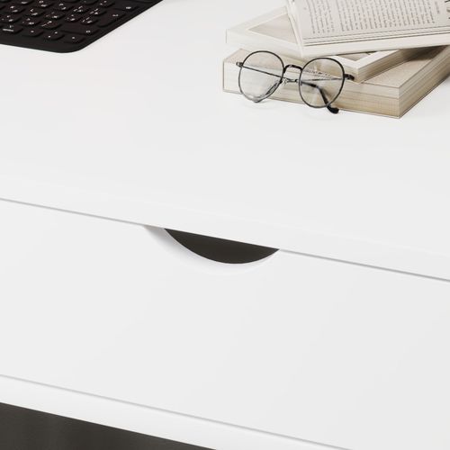 Bureau Secrétaire Style Néo-rétro Multi-rangement