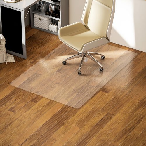 Tapis Protège-sol Chaise Bureau - 100x150cm Ép.1,5mm - Pvc Transparent