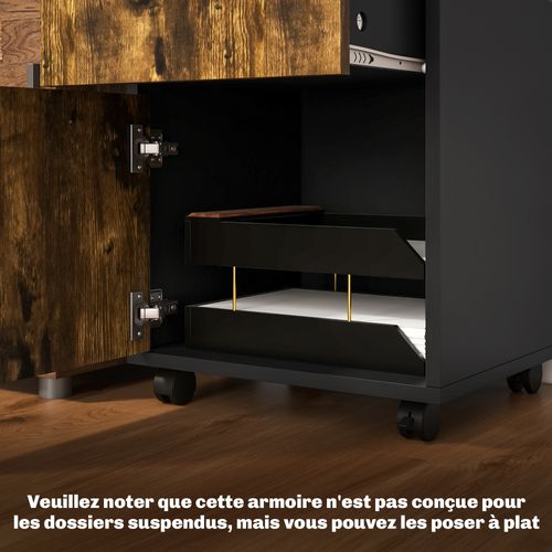 Caisson De Bureau Tiroir Placard Niche Panneaux Particules