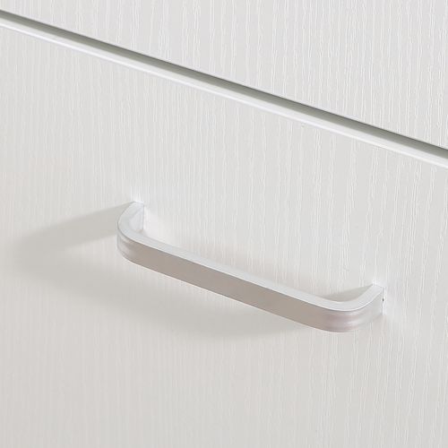 Bureau D'angle Ou Droit Modulable Bibliothèque Tiroir Une Porte Blanc