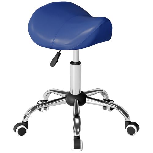 Tabouret De Massage Selle Ergonomique Hauteur Réglable Chromé