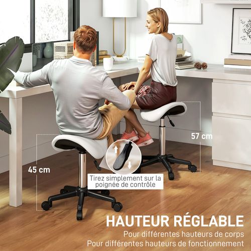 Tabouret De Massage Selle Ergonomique Hauteur Réglable