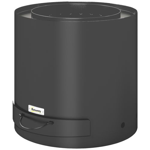 Brasero Extérieur Ø45 Cm Design Avec Bac à Cendres Et Tisonnier