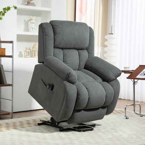 Fauteuil Releveur Massant Chauffant Inclinable Rétractable Tissu