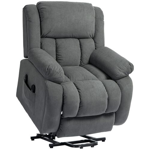 Fauteuil Releveur Massant Chauffant Inclinable Rétractable Tissu