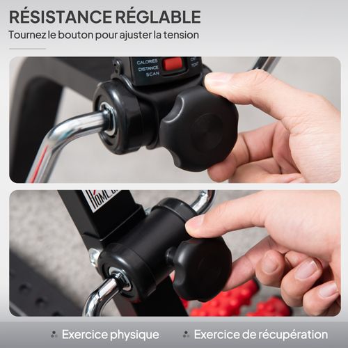 Vélo De Rééducation Bras Et Jambes Réglable Écran LCD Multifonction