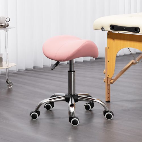 Tabouret De Massage Selle Ergonomique Hauteur Réglable Chromé