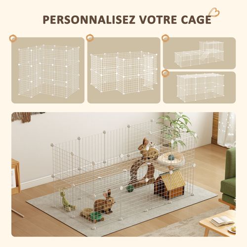 Cage Parc Enclos Modulable Pour Animaux Domestiques