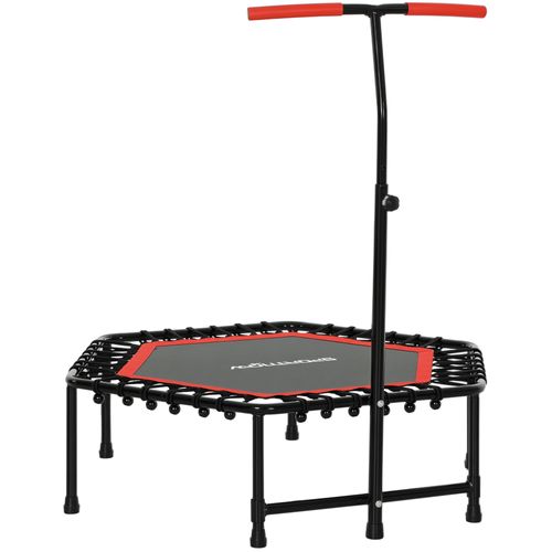 Trampoline De Fitness D.114 Cm Élastiques Bungee Guidon Réglable