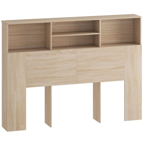 Tête De Lit Avec Rangement 140 Cm - 4 Niches, Grande Étagère
