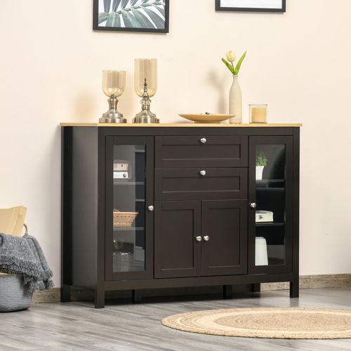 Buffet Style Classique Chic Multi-rangement Mdf