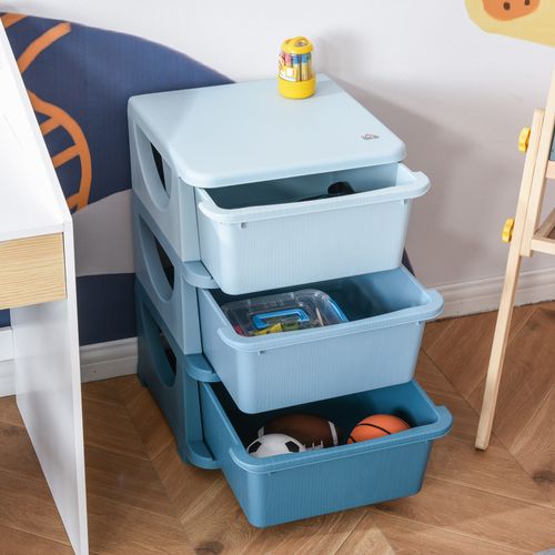 Organisateur De Jouets Enfant 3 Tiroirs Pp