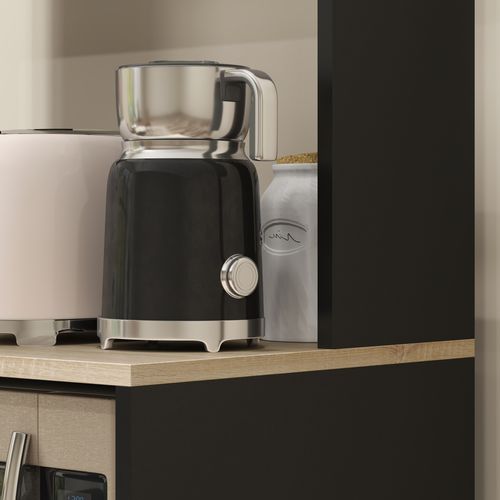 Rangement Desserte De Cuisine Micro-ondes 2 Portes Niches Tiroir Étagère