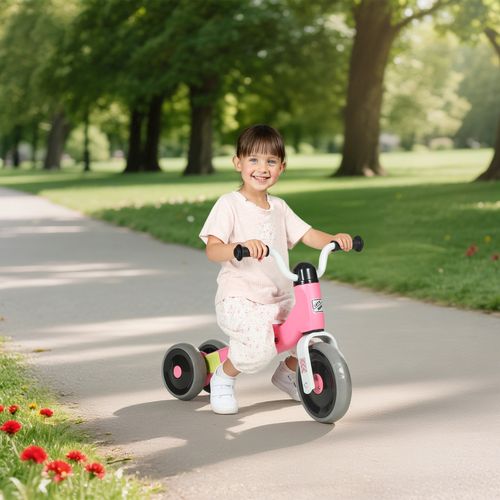 Draisienne 3 Roues Enfant 12-36 Mois Pneu Eva Silencieux Grande Selle