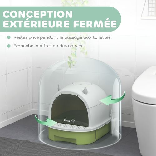 Maison De Toilette Chat Design - Nombreux Accessoires Équipements