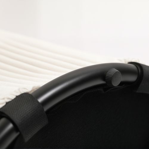 Pouf Coffre 32l Max. 120 Kg Velours Côtelé Beige Clair