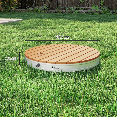 Douche De Jardin Inversée Portable Dia. 70,5 Cm Réglable Max. 4 M