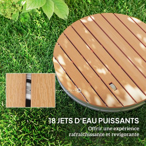 Douche De Jardin Inversée Portable Dia. 70,5 Cm Réglable Max. 4 M