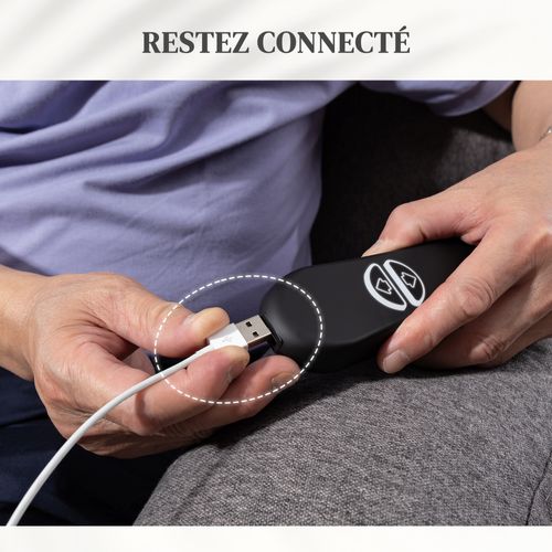 Fauteuil Releveur Électrique Massant Chauffant Inclinable Tissu Gris