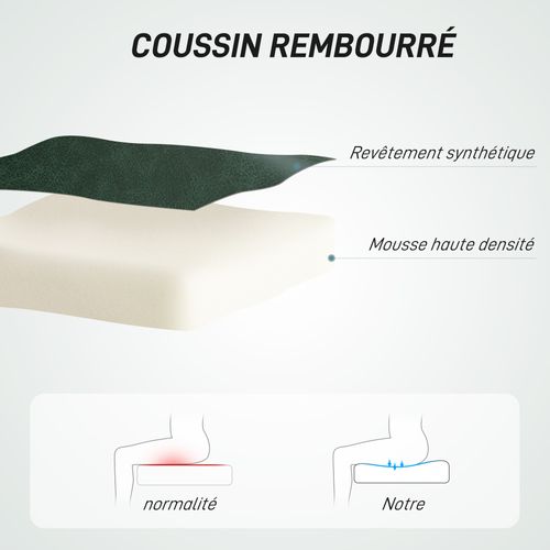 Chaise De Bureau Design Chesterfield Capitonné Vert Vieilli Surpiqûres