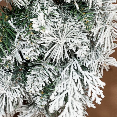 Couronne De Noël LED X 35 Dia. 60 Cm Pommes De Pin