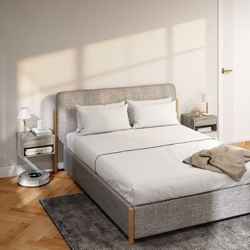 Lot De 2 Chevets Suspendus Tiroir Niche