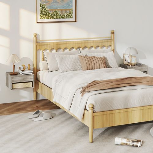 Lot De 2 Chevets Suspendus Tiroir Niche