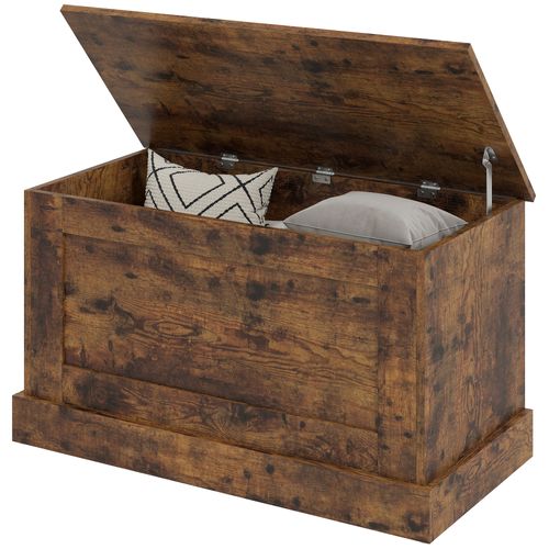 Coffre De Rangement - Coffre à Jouets En Bois 80 X 40 X 45 Cm