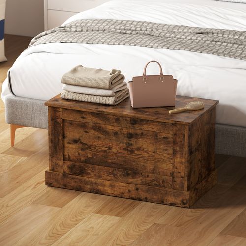 Coffre De Rangement - Coffre à Jouets En Bois 80 X 40 X 45 Cm