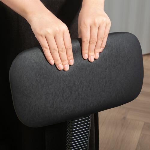 Tabouret Ergonomique Assise Haute Réglable 50-64cm Pivotant Avec Dossier