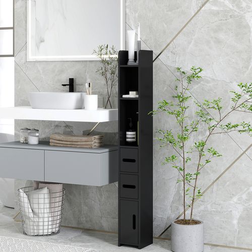 Colonne Salle De Bain H. 120 Cm - Multi-rangement