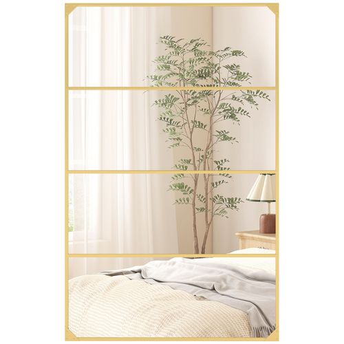 Miroir Mural Verrière Rectangulaire Style Industriel Métal