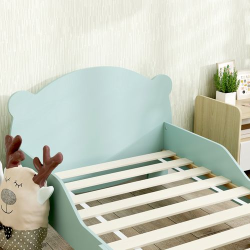 Lit Pour Enfant 3-6 Ans Design Ourson Sommier Inclus 90x190