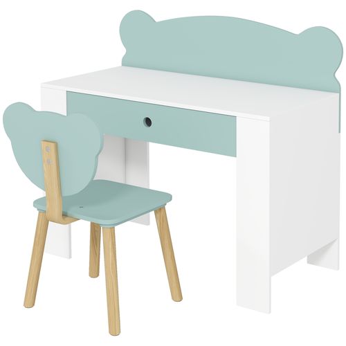 Ensemble Bureau Et Chaise Enfant Design Ourson Grand Tiroir