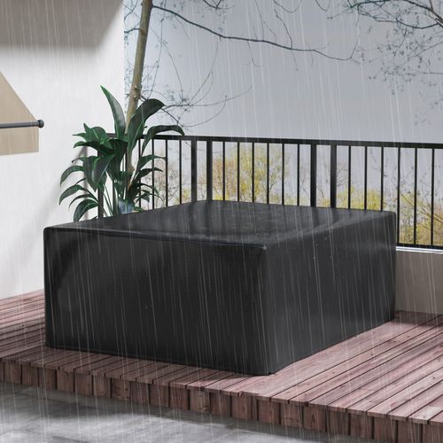 Housse De Protection Mobilier De Jardin Étanche Anti-uv Pe