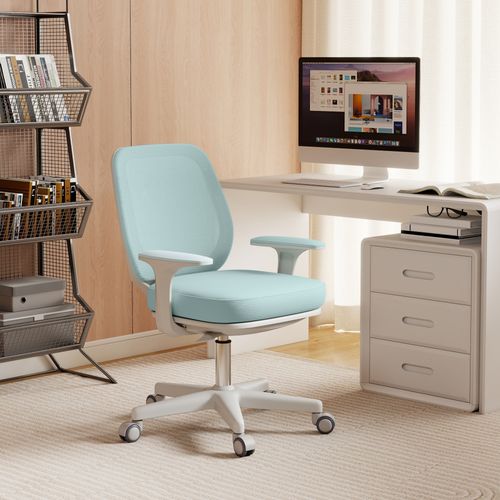 Chaise De Bureau Ergonomique Revêtement Maille Polyester