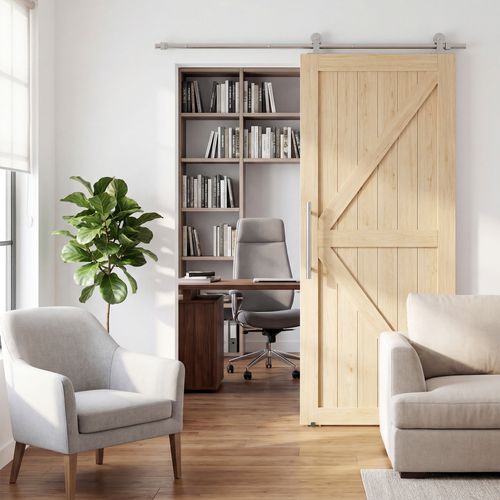 Rail Porte Coulissante 1,52 M Avec Quincaillerie Acier Inox